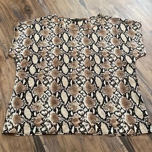 Shein snakeskin top like new size M